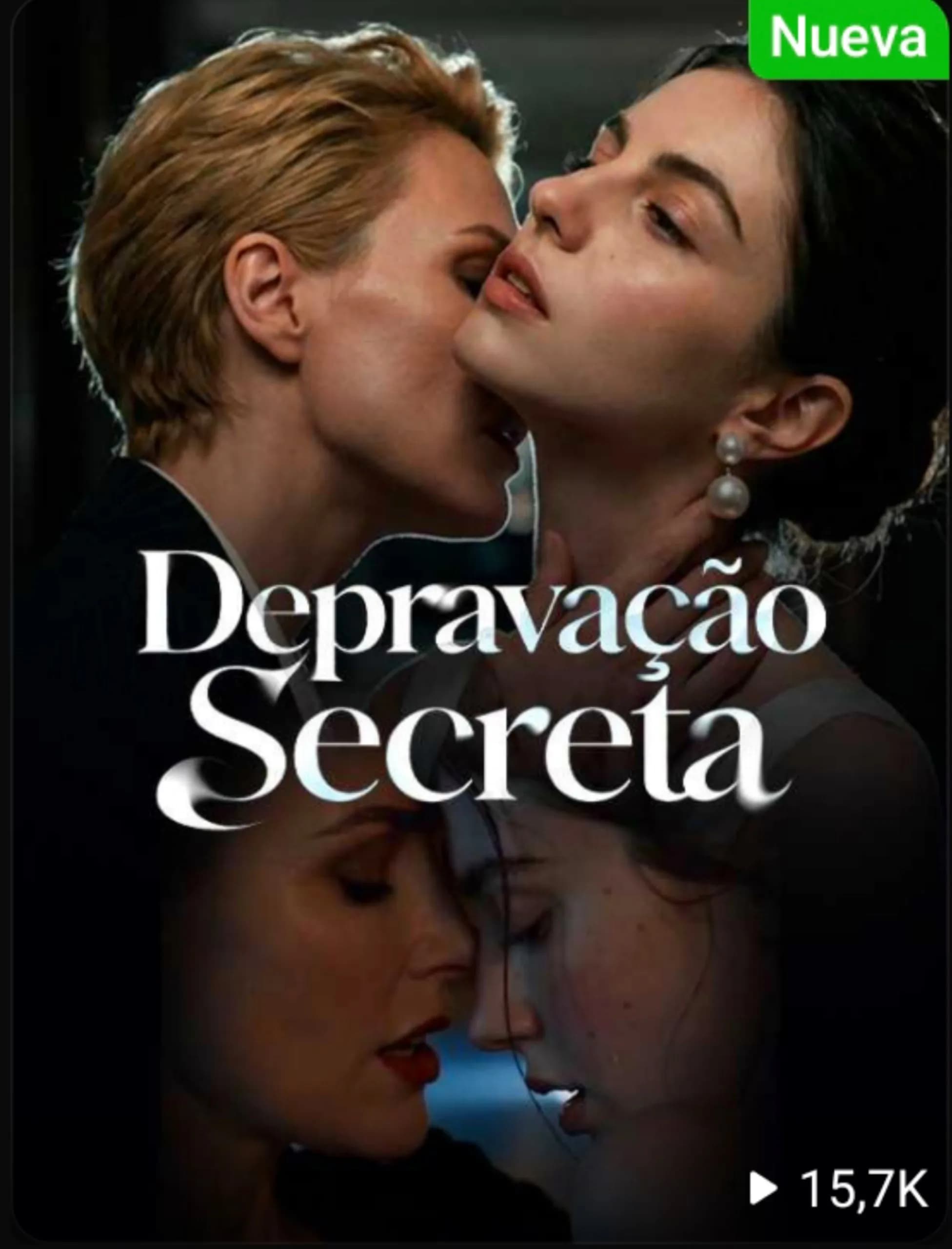 Capa da novela Depravação Secreta