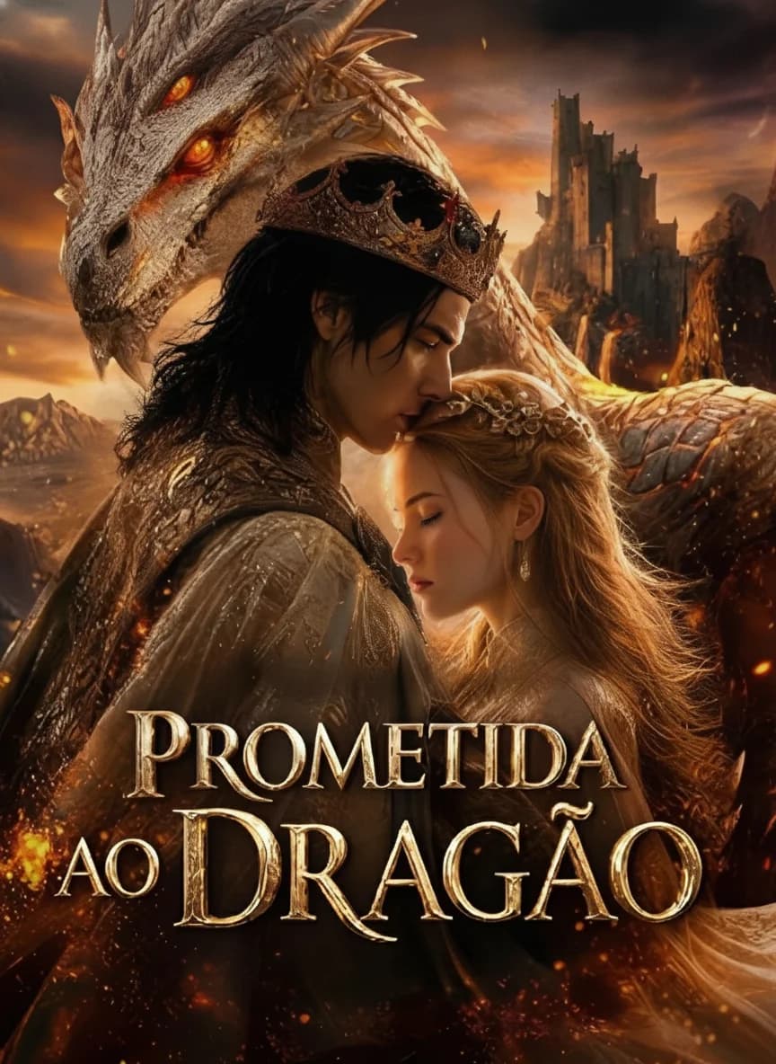 Capa da novela Prometida ao Dragão