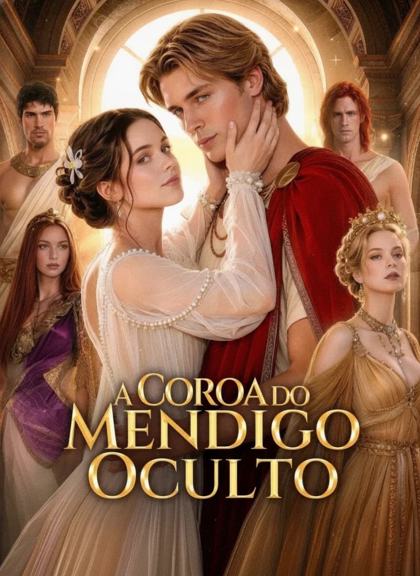Capa da novela A Coroa do Mendigo Oculto