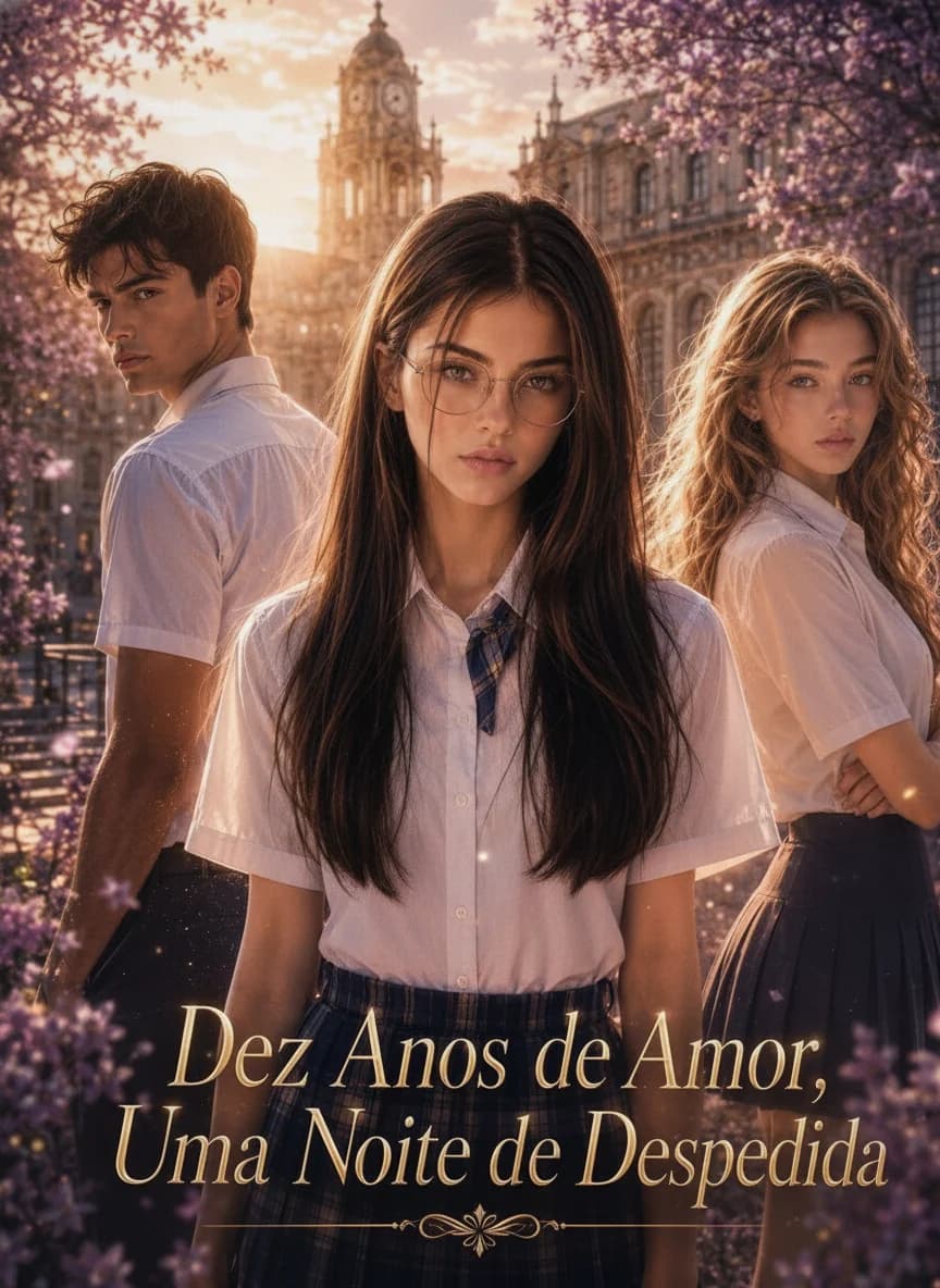 Capa da novela Dez Anos de Amor, Uma Noite de Despedida
