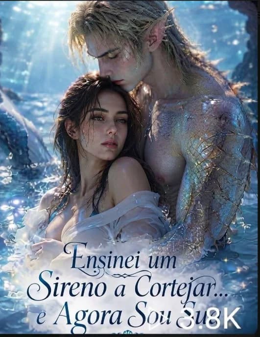 Capa da novela Ensinei um Sireno a Cortejar e Agora Sou Sua