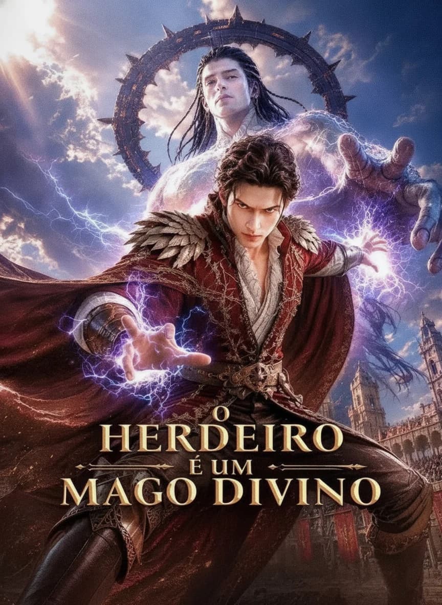 Capa da novela O Herdeiro é um Mago Divino