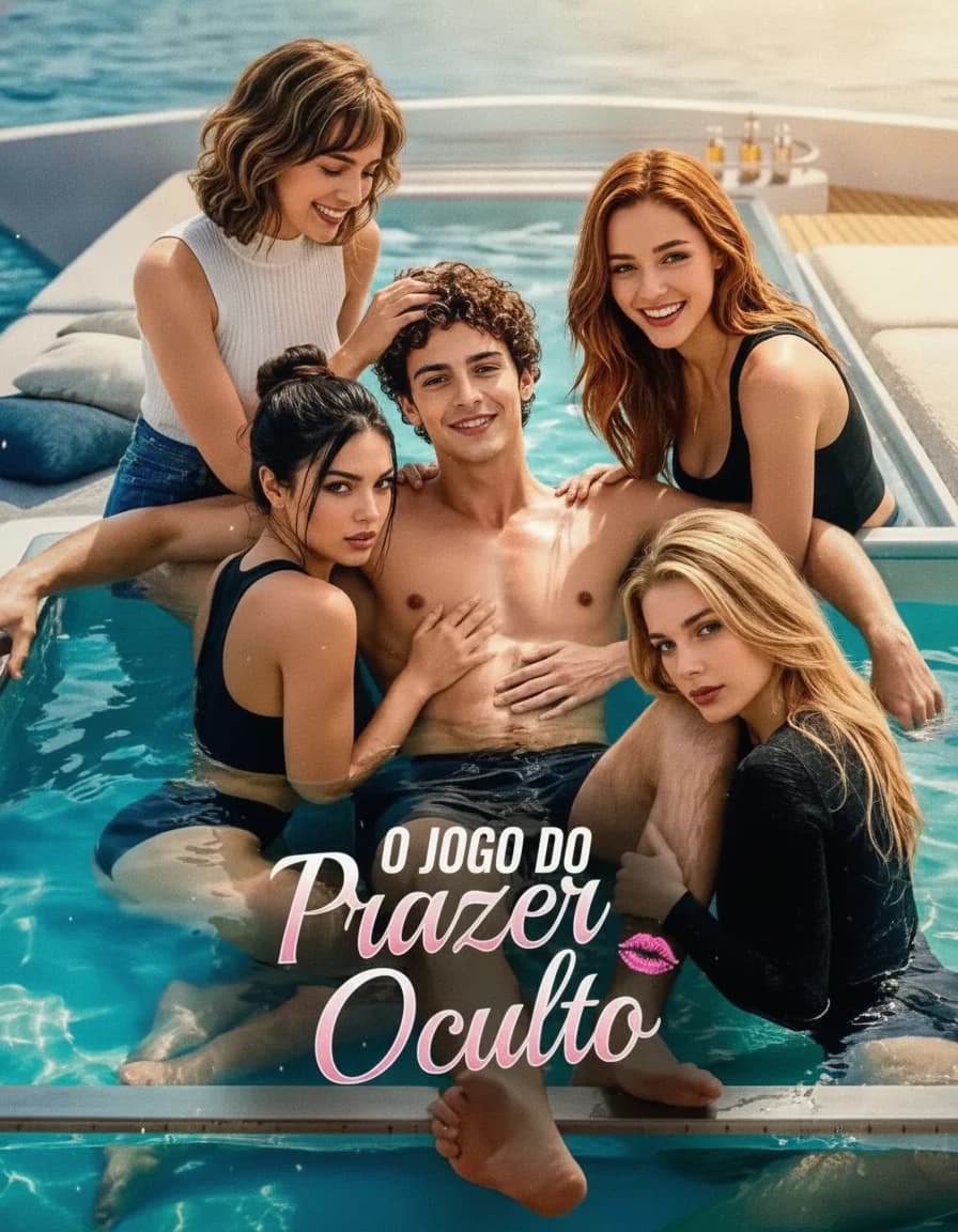 Capa da novela O Jogo do Prazer Oculto