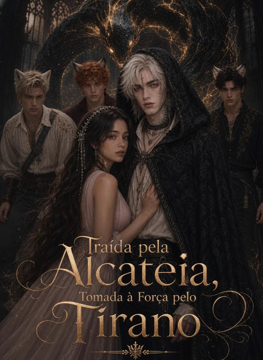 Capa da novela Traída Pela Alcateia Tomada a Força Pelo Tirano