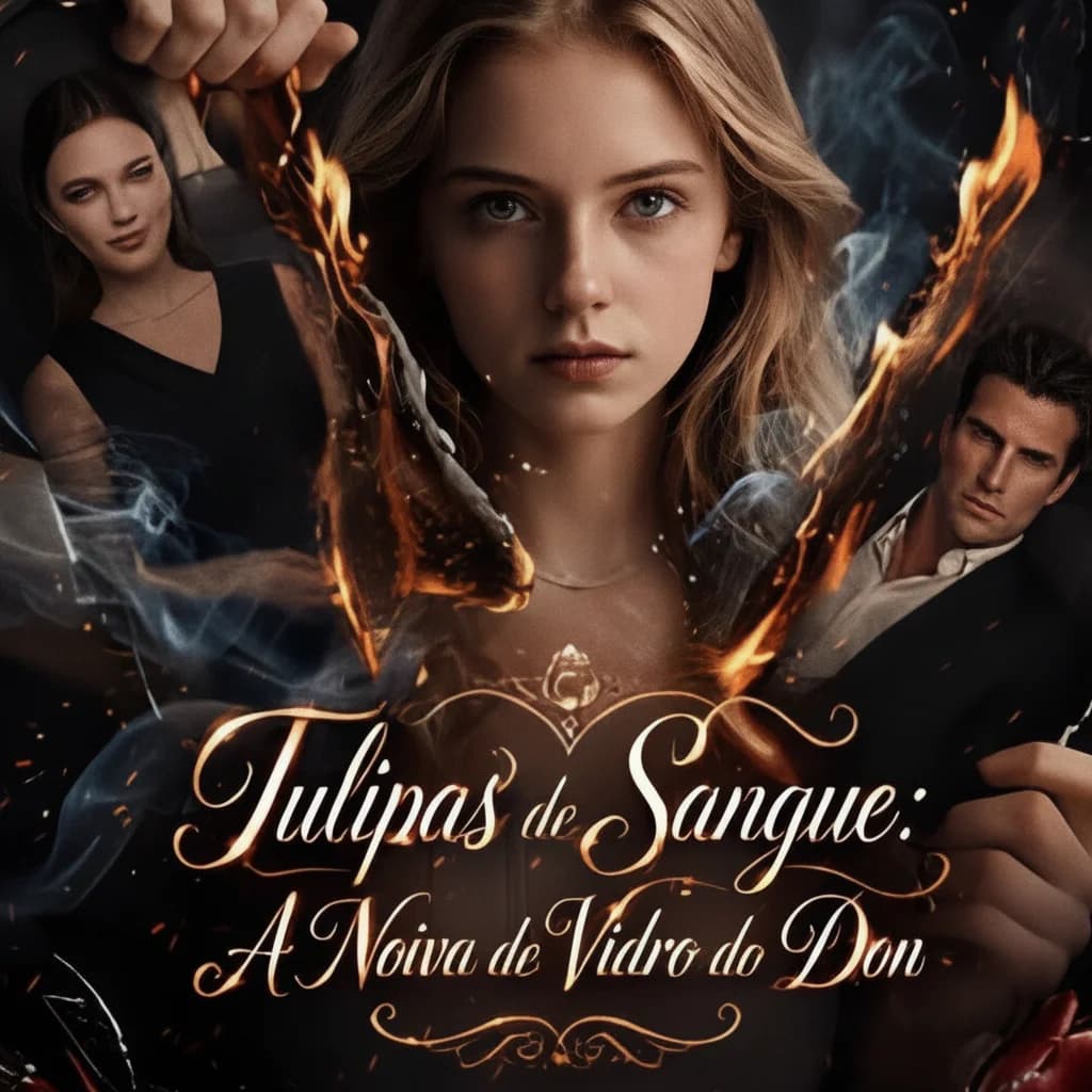 Capa da novela Tulipas de Sangue a Noiva de Vidro do Dom