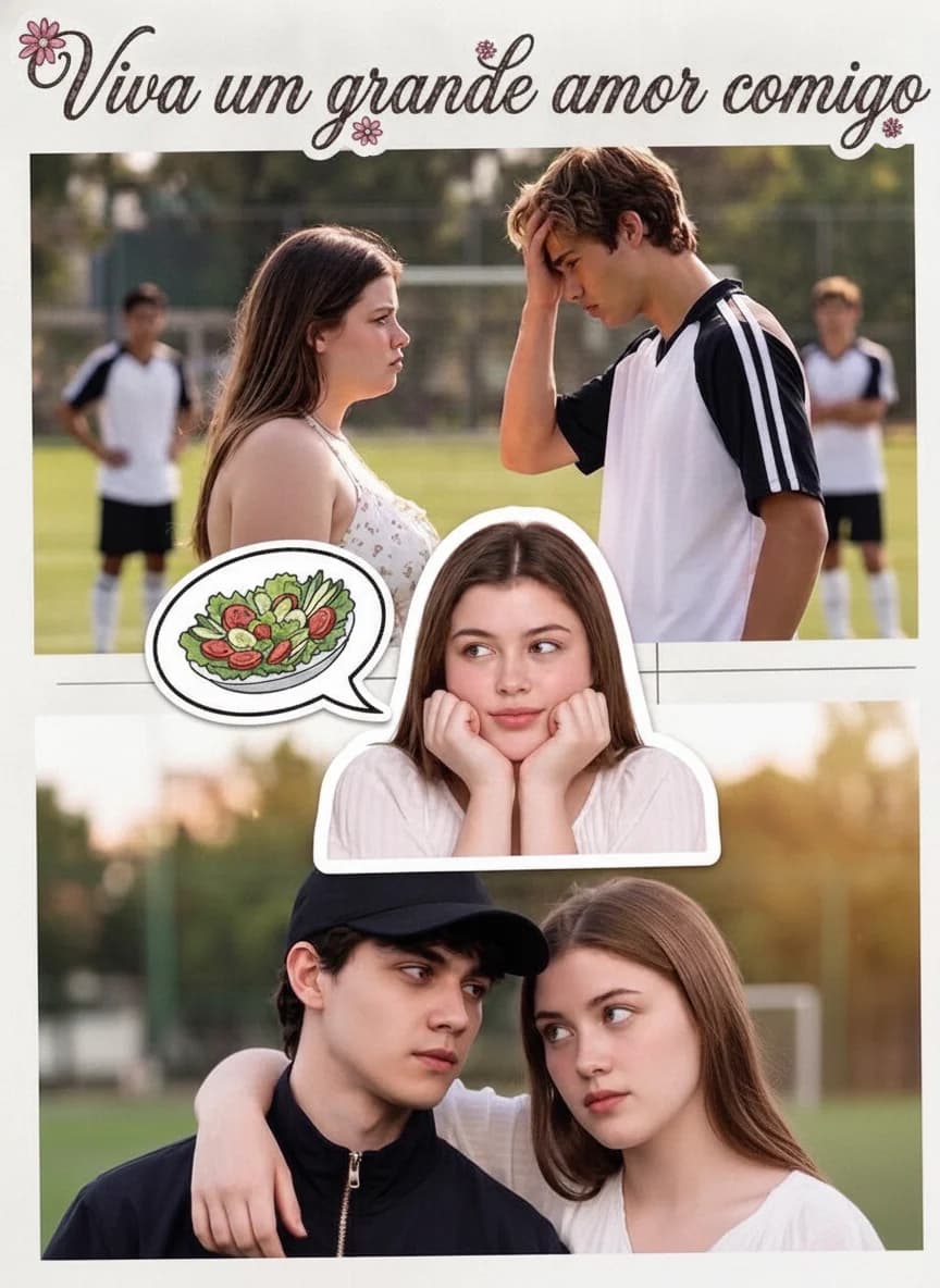 Capa da novela Viva Um Grande Amor Comigo